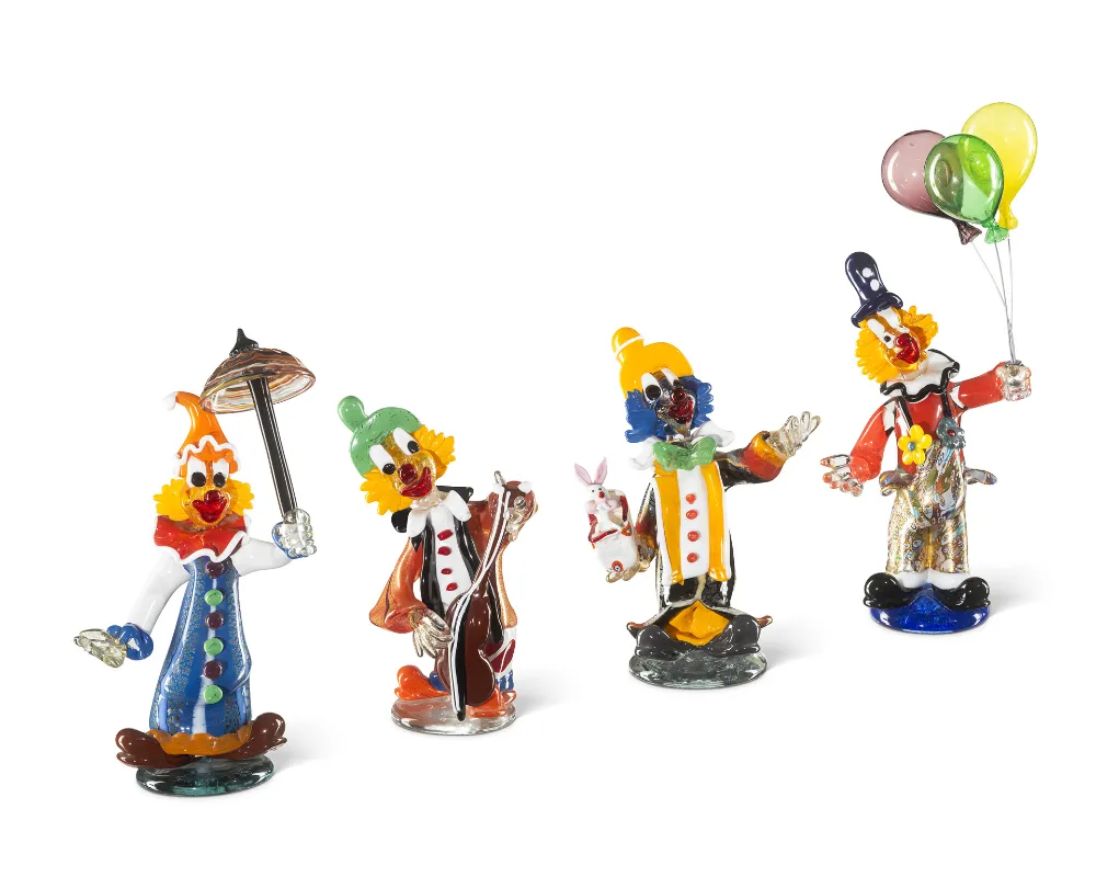 Clowns or et argent