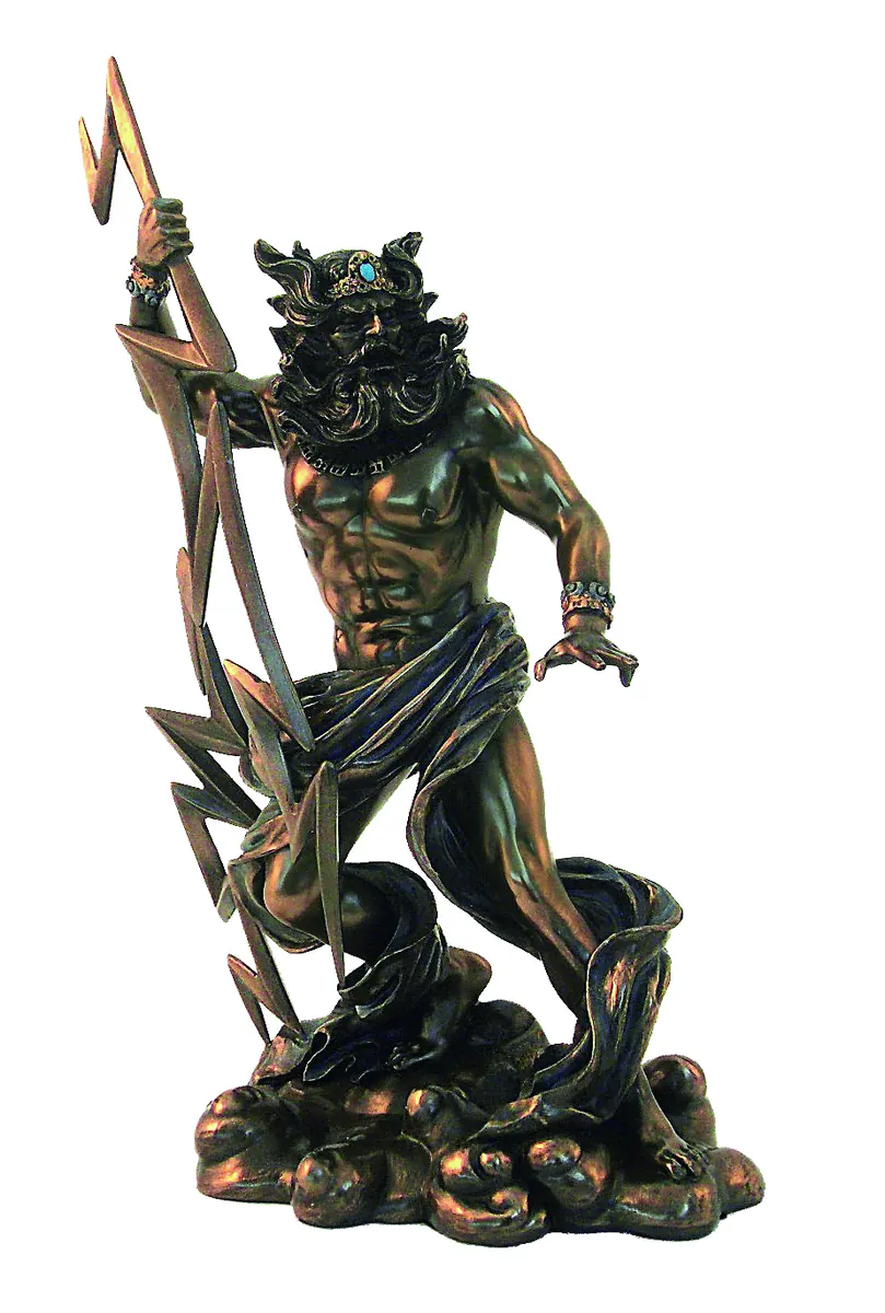 Zeus con el rayo