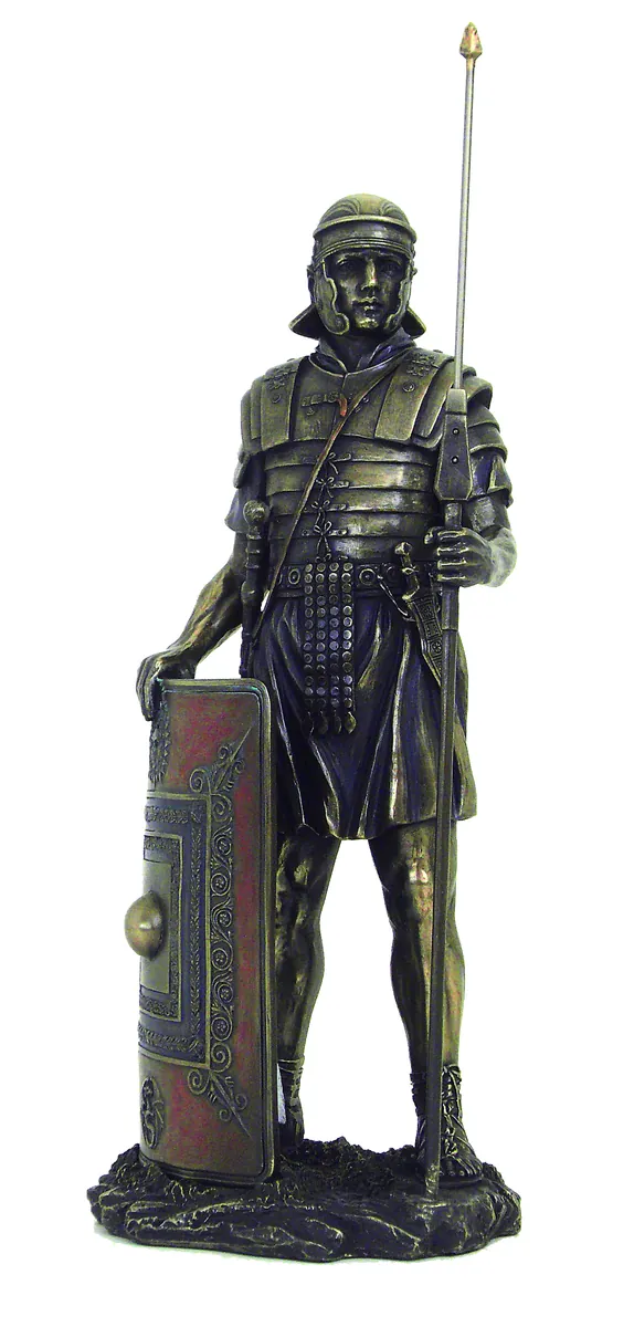 Legionario romano con escudo